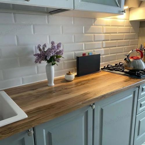 Наша кухонька.  Да, вот такая простая, без выкрутасов. 01