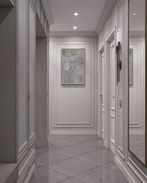 Проект 3-х комнатной квартиры, общей площадью 75 кв. 09