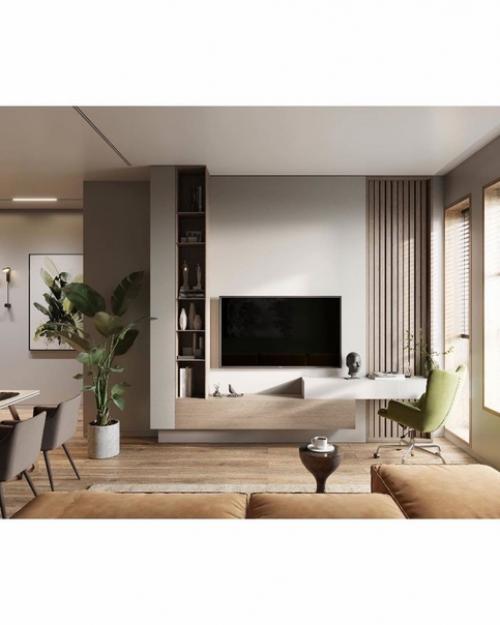 Оцените дизайн проект кухни - гостиной по шкале от 1 до в комментариях. 03