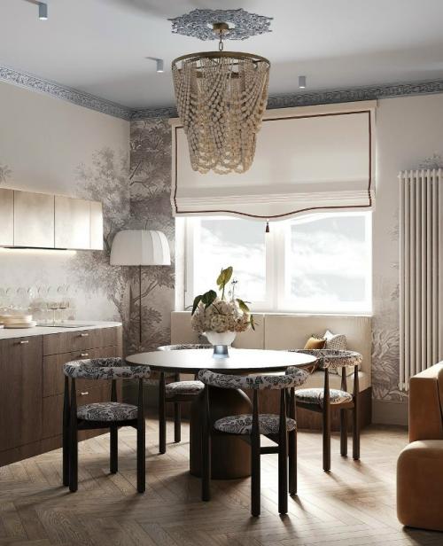 Интерьер с настроением путешествий и азиатского спокойствия. 01