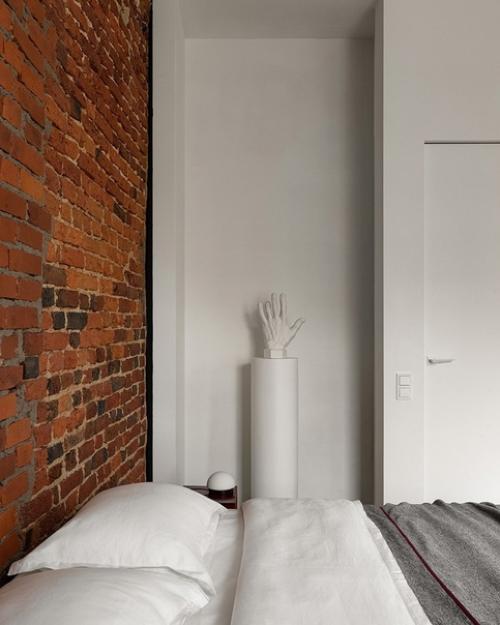 Реализованный интерьер гостевой квартиры в стиле минимализм, площадью 69 кв. 04