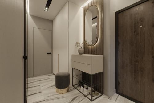 Мы оцениваем дизайн - проект 2 х комнатной квартиры 56 м 2. 05