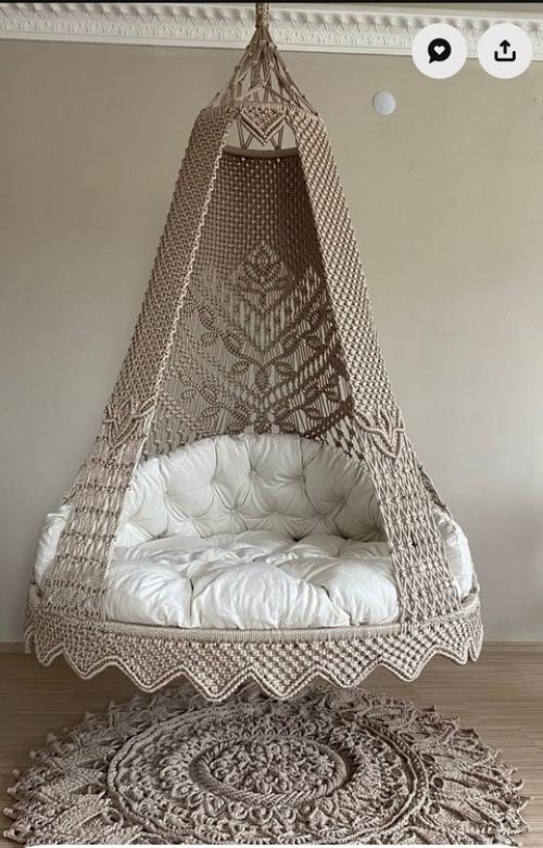 Макраме - это удивительное искусство создания красоты с помощью узлов! 07