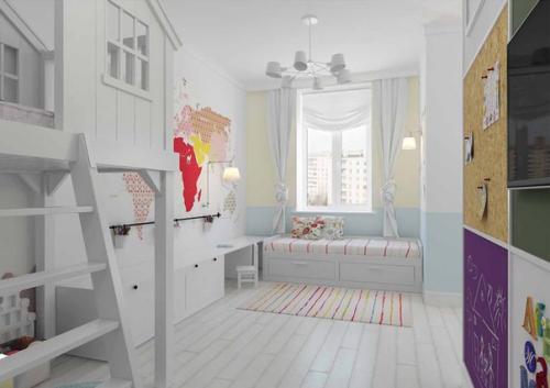 Дизайн - проект интерьера трехкомнатной квартиры Клубника, Пионы и Седьмое Небо (г. Санкт-петербург). 08