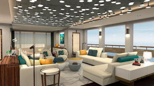 Верфь Couach представила супер - яхту 38m Lounge Explorer. 04