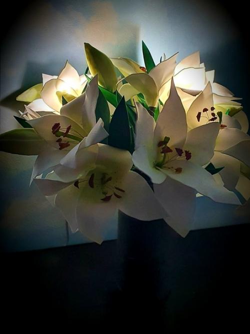 Моя новая композиция Букет Лилий. 01