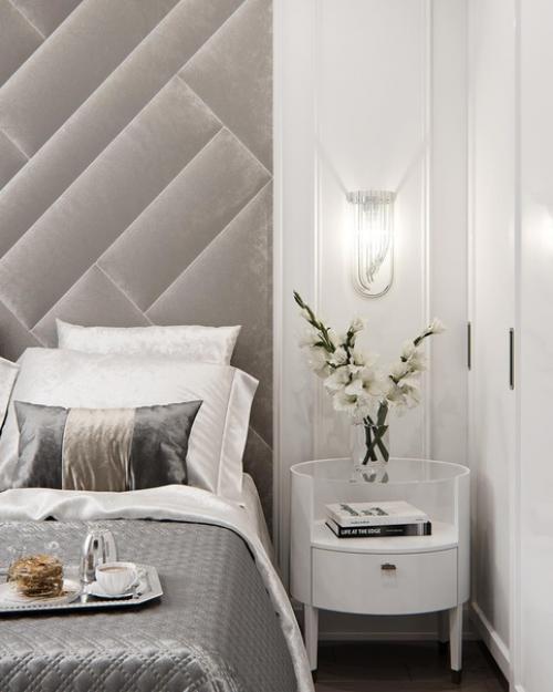 Спальня в светлых тонах. 01