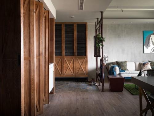 Атмосферный дизайн интерьера просторной кухни - гостиной. 08