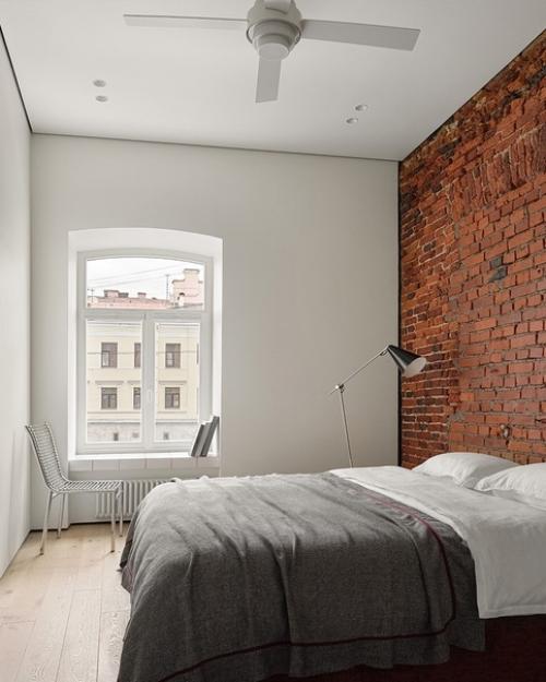 Реализованный интерьер гостевой квартиры в стиле минимализм, площадью 69 кв. 03