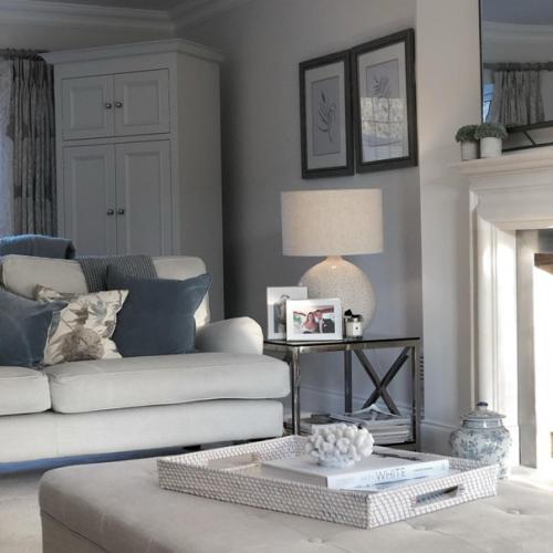 Гостиная оформлена в эко - дизайне. 02