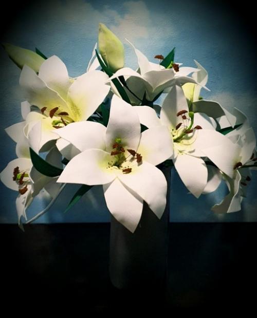 Моя новая композиция Букет Лилий. 02