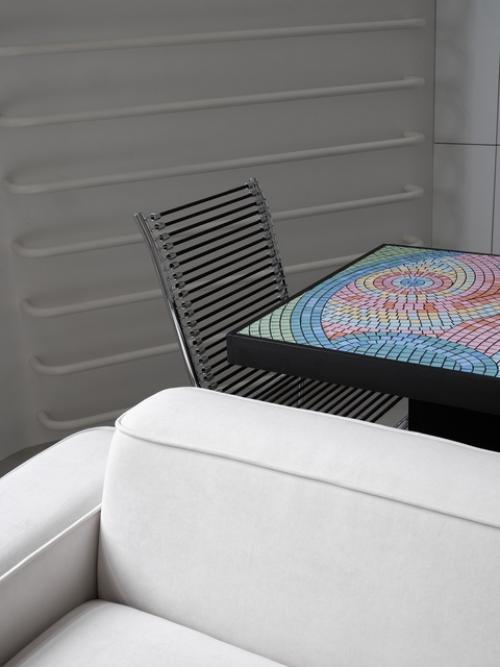 Реализованный дизайн проект интерьера двухуровневой квартиры в стиле минимализм для молодой семьи архитекторов в ЖК Itower в Екатеринбурге, 81 кв. 05