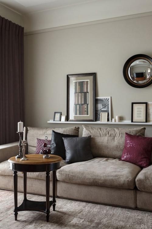 Спокойствие современного города: интерьер в нейтральных тонах в Москве. 02