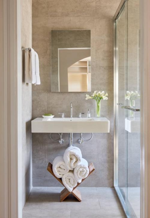 Хранение полотенец в дизайнерских интерьерах. 08