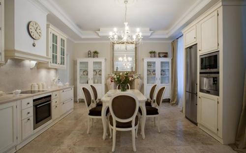 Кухня - столовая. Столовая, совмещенная с кухней - распространенный дизайнерский ход. 01 Кухня - столовая. Столовая, совмещенная с кухней - распространенный дизайнерский ход. 01