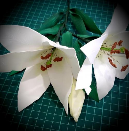 Моя новая композиция Букет Лилий. 03