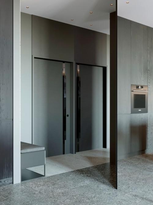 Функциональный минимализм в интерьере квартиры площадью 45 кв. 07