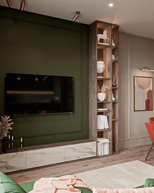 Объединение кухни с гостиной в квартире новостройки. 03