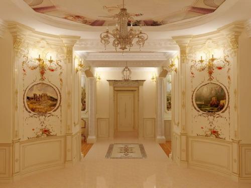 Лепнина в современном интерьере. 01