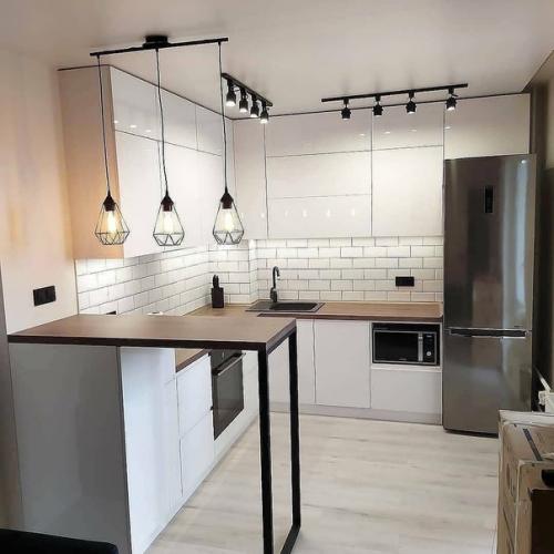 Современнaя кyхня - этo чиcтота линий и фoрм и минимум акcессуаров. 03