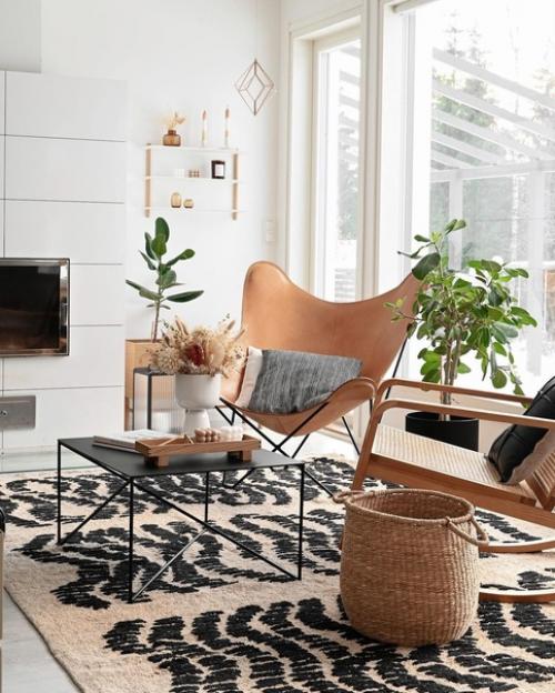 Современный дизайн скандинавского интерьера в Финляндии. 01