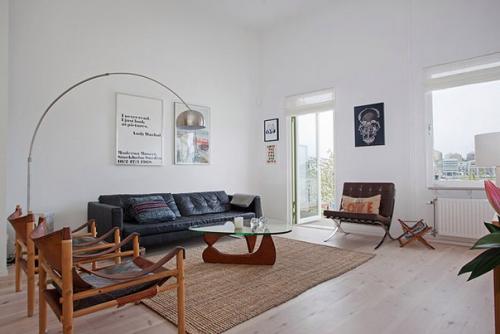 Гостиная в скандинавском стиле. 07