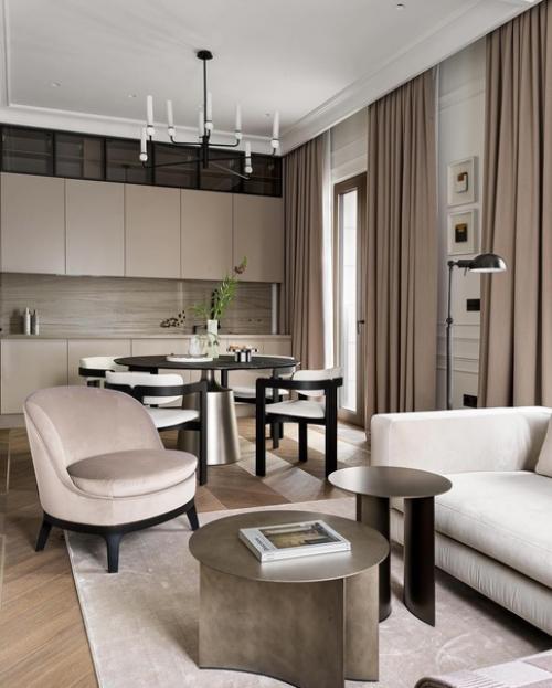 Дизайн проект кухни - гостиной. 07