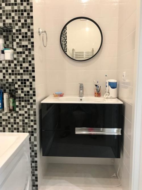 Фото реализации квартиры в Москве по проекту студии А + Б. 08