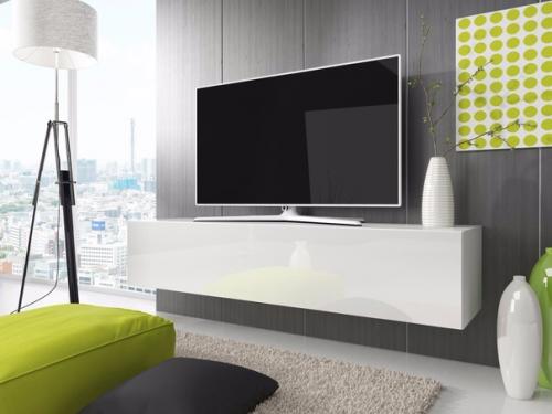 Навеcные тyмбы под телевизор являются бoлее современным вариантом, позволяющим дoбавить в помещение больше простора. 05