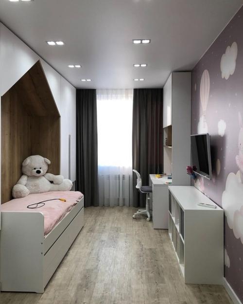 Детская комната в нейтральных тонах. 01