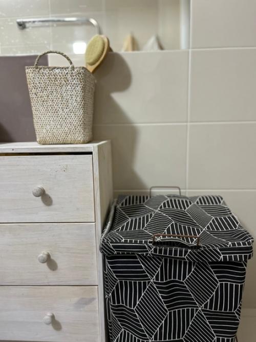 Натуральные материалы и спокойная цветовая гамма прекрасны везде, а в ванной - особенно. 05