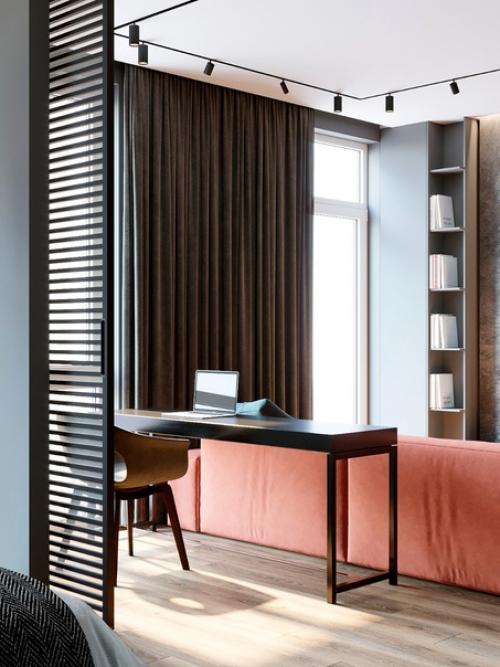 Функциональный минимализм в интерьере квартиры площадью 45 кв. 06