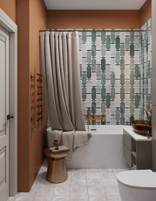 Дизайн проект трехкомнатной квартиры из санкт Петербурга для жизни ЖК малоохотинский, 70 кв. 04