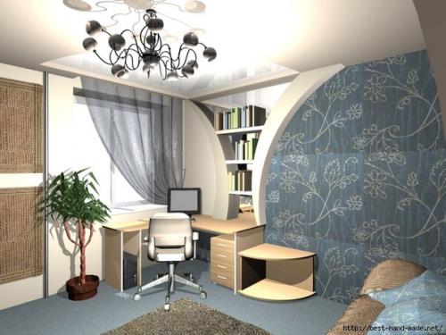 Гипс плюс картон - стильный дизайн интерьера. 08