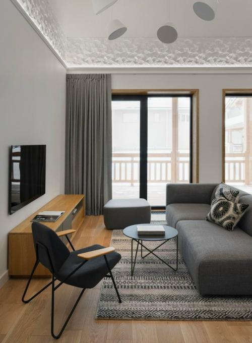 Дом в скандинавском стиле в московской области - пример цельного подхода, где интерьер логично продолжает архитектуру. 02