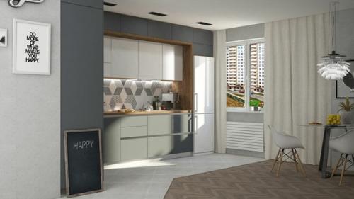 Проект угловой кухни. 03