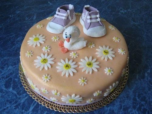 Молочная сахарная мастика для украшения тортов? 09