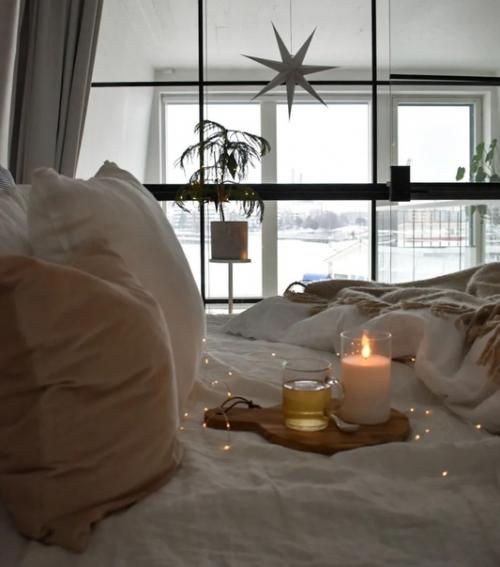 Интерьер этого скандинавского лофта в Хельсинки получился очень светлым и уютным. 07