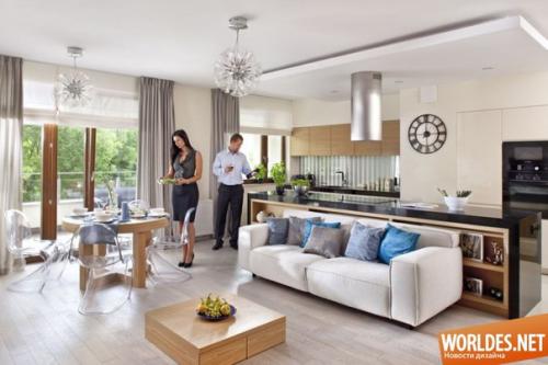 * Идеи для строительства и ремонта: комфортабельная квартира с открытой планировкой *. 08