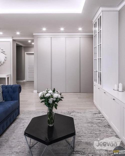 Интерьер просторной гостиной. 06