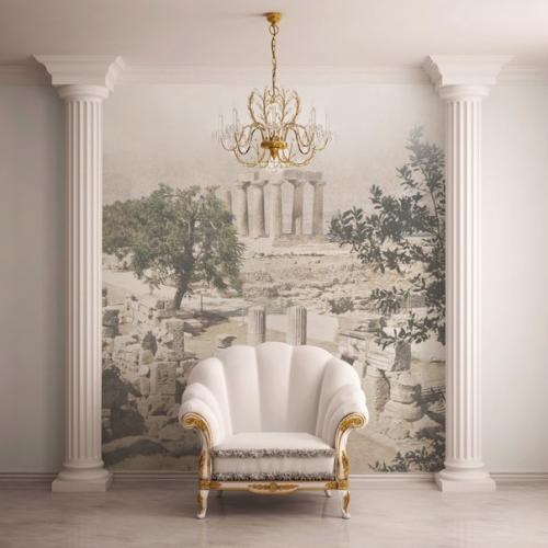 Лепнина в современном интерьере. 04