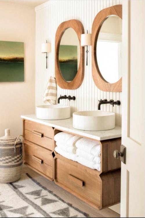 Хранение полотенец в дизайнерских интерьерах. 03