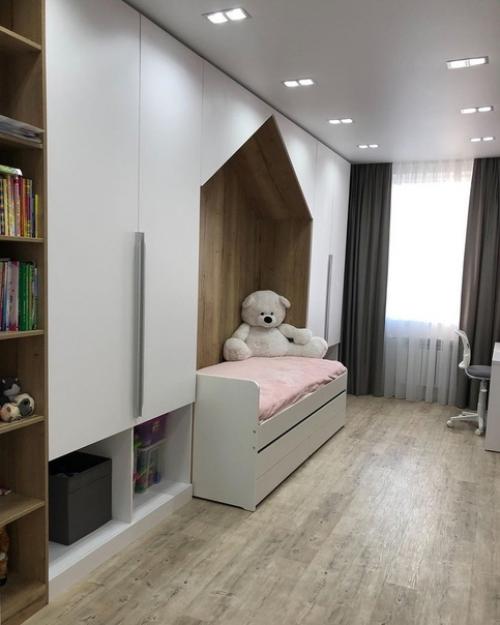 Детская комната в нейтральных тонах. 03