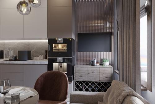 Мы оцениваем дизайн - проект 2 х комнатной квартиры 56 м 2. 03