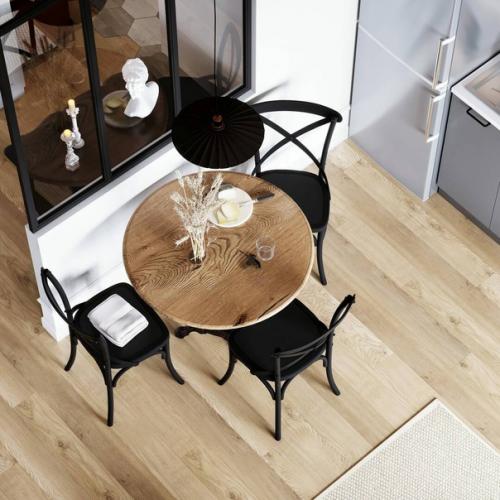 Интерьер кухни - гостиной, наполненный воздухом и светом. 07