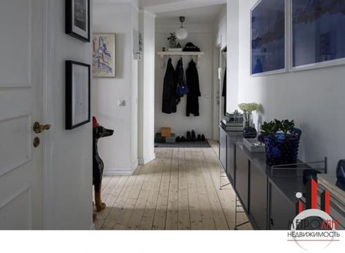 Темный интерьер с творческим декором и пантерами (S - 60 м 2). 02