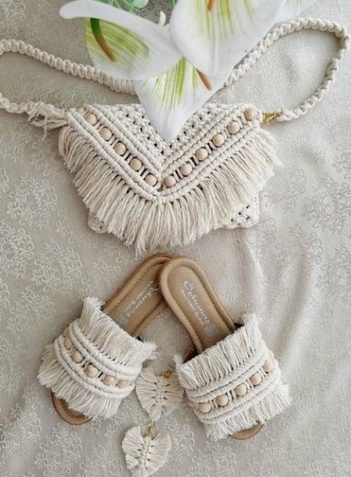 Макраме - это удивительное искусство создания красоты с помощью узлов! 04