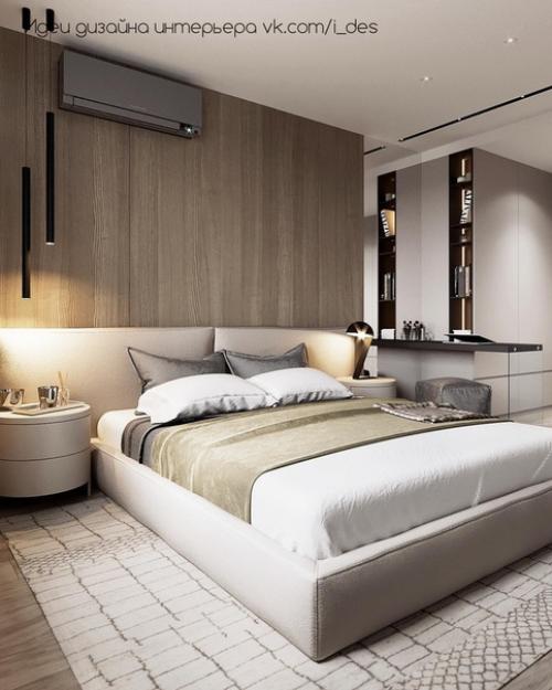 Как вы к деревянным панелям на стенах в спальне относитесь? 01