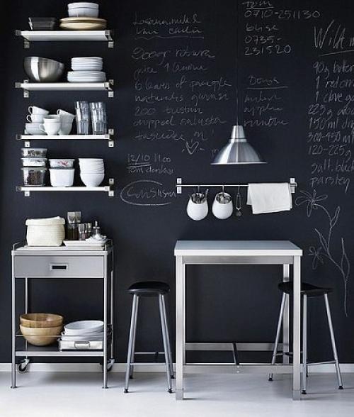 Грифельные доски и стены для интерьера своими руками. 03