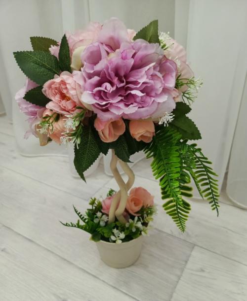 Цветочный топиарий ручной работы -\xa0 это изысканное 